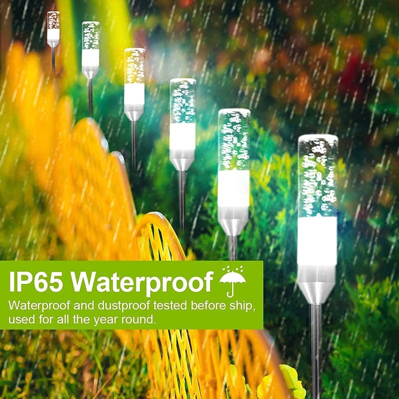 GreenClick 3 Pack Extension Lamps Landscape Path Lights, Without Transformer, IP65 Waterproof Garden Lights for Yard, Pathway, Walkway (Cool White) - Image 3